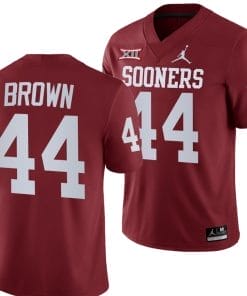 Sammy Brown Jersey #44 Oklahoma Sooners 2024 College Football Maroon