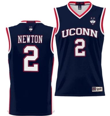 Tristen Newton Jersey #2 UConn Huskies NIL College Basketball Lightweight Navy