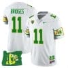 Trikweze Bridges Jersey #11 Oregon Ducks ‘Mighty Oregon’ Throwback Football Oregon State White