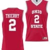 Taylor Thierry Jersey #2 Ohio State Buckeyes College Basketball Lightweight Scarlet 5 Taylor Thierry Jersey #2 Ohio State Buckeyes College Basketball Lightweight Scarlet