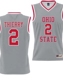 Taylor Thierry Jersey #2 Ohio State Buckeyes College Basketball Lightweight Gray