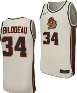 Tyler Bilodeau Jersey #34 Oregon State Beavers College Basketball Replica Uniform White