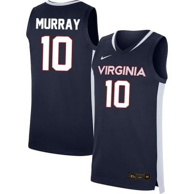 Taine Murray Jersey #10 Virginia Cavaliers College Basketball Stitched Navy