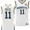 Tyler Kolek Jersey #11 Marquette Golden Eagles NIL Basketball Lightweight White 4 Tyler Kolek Jersey #11 Marquette Golden Eagles NIL Basketball Lightweight White