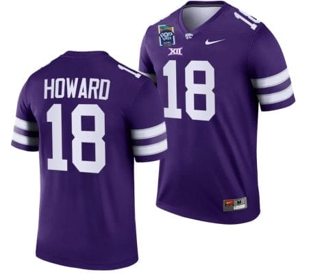 Will Howard Jersey #18 Kansas State Wildcats 2023 Pop-Tarts Bowl Football Purple