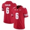 Will Pauling Jersey #6 Wisconsin Badgers Vapor Limited College Football Red 4 Will Pauling Jersey #6 Wisconsin Badgers Vapor Limited College Football Red