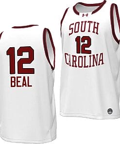 Brea Beal Jersey #12 South Carolina Gamecocks Basketball Throwback Replica White