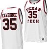 Devan Cambridge Jersey #35 Texas Tech Red Raiders Throwback Basketball Replica White