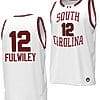 MiLaysia Fulwiley Jersey #12 South Carolina Gamecocks Basketball Throwback Replica White