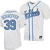 Brandon Schaeffer Jersey #39 North Carolina Tar Heels Baseball White Full-Button 2 Brandon Schaeffer Jersey #39 North Carolina Tar Heels Baseball White Full-Button