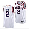 Caleb Love Jersey #2 Arizona Wildcats College Basketball White 4 Caleb Love Jersey #2 Arizona Wildcats College Basketball White