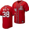 Cam Walty Jersey #38 Arizona Wildcats Replica Baseball Full-Button Red 2 Cam Walty Jersey #38 Arizona Wildcats Replica Baseball Full-Button Red