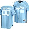 Custom North Carolina Tar Heels Jersey Name and Number Lightweight Baseball Light Blue 2 Custom North Carolina Tar Heels Jersey Name and Number Lightweight Baseball Light Blue