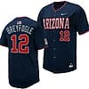 Easton Breyfogle Jersey #12 Arizona Wildcats Replica Baseball Full-Button Navy 3 Easton Breyfogle Jersey #12 Arizona Wildcats Replica Baseball Full-Button Navy