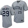 Eric Orloff Jersey #29 Arizona Wildcats Replica Baseball Full-Button Gray
