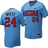 Mason White Jersey #24 Arizona Wildcats Replica Baseball Full-Button Light Blue 2 Mason White Jersey #24 Arizona Wildcats Replica Baseball Full-Button Light Blue