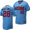 Matthew Martinez Jersey #28 Arizona Wildcats Replica Baseball Full-Button Light Blue