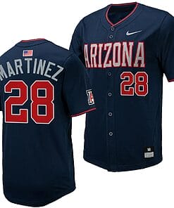 Matthew Martinez Jersey #28 Arizona Wildcats Replica Baseball Full-Button Navy