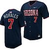 Richie Morales Jersey #7 Arizona Wildcats Replica Baseball Full-Button Navy 3 Richie Morales Jersey #7 Arizona Wildcats Replica Baseball Full-Button Navy