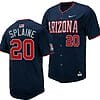 Tommy Splaine Jersey #20 Arizona Wildcats Replica Baseball Full-Button Navy 2 Tommy Splaine Jersey #20 Arizona Wildcats Replica Baseball Full-Button Navy