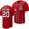 Tommy Splaine Jersey #20 Arizona Wildcats Replica Baseball Full-Button Red 2 Tommy Splaine Jersey #20 Arizona Wildcats Replica Baseball Full-Button Red