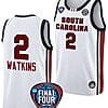 Ashlyn Watkins Jersey #2 South Carolina Gamecocks Basketball 2024 NCAA March Madness Final Four White