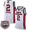Ashlyn Watkins Jersey #2 South Carolina Gamecocks Basketball 2024 National Champions All Stitched White
