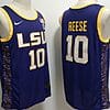 Angel Reese Jersey #10 Lsu Tigers College Basketball Stitched Purple