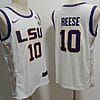 Angel Reese Jersey #10 Lsu Tigers College Basketball Stitched White 4 Angel Reese Jersey #10 Lsu Tigers College Basketball Stitched White