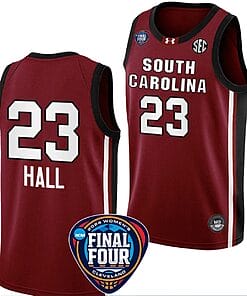 Bree Hall Jersey #23 South Carolina Gamecocks Basketball 2024 NCAA March Madness Final Four Garnet