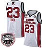 Bree Hall Jersey #23 South Carolina Gamecocks Basketball 2024 National Champions All Stitched White