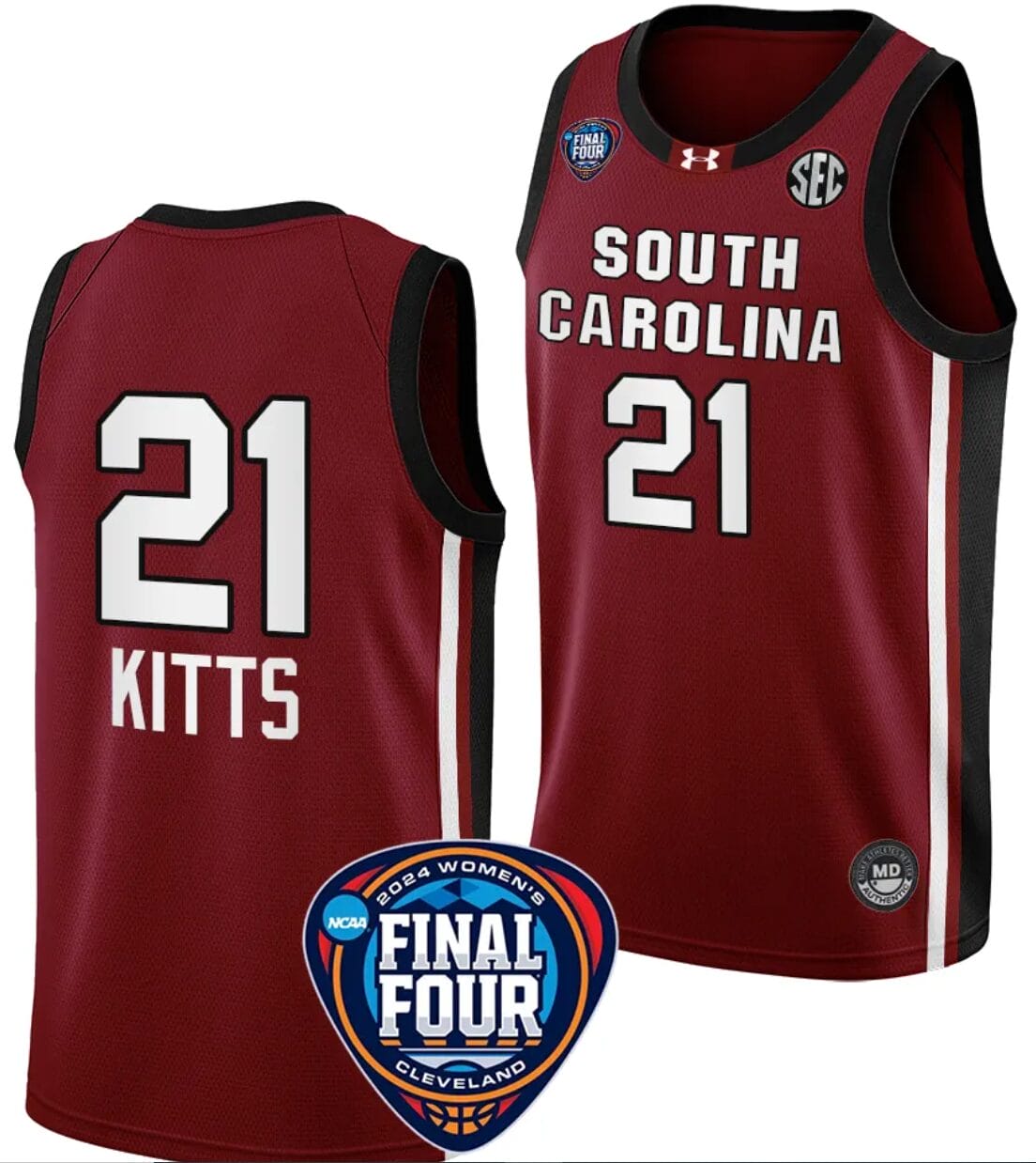 Chloe Kitts Jersey #21 South Carolina Gamecocks Basketball 2024 NCAA March Madness Final Four Garnet 1 Chloe Kitts Jersey #21 South Carolina Gamecocks Basketball 2024 NCAA March Madness Final Four Garnet