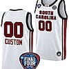 Custom South Carolina Gamecocks Basketball Jersey Name and Number 2024 NCAA March Madness Final Four White 4 Custom South Carolina Gamecocks Basketball Jersey Name and Number 2024 NCAA March Madness Final Four White