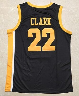 Caitlin Clark Jersey #22 Iowa Hawkeyes Basketball Stitched Black 2