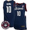 Hassan Diarra Jersey #10 UConn Huskies Basketball 2024 Back To Back Champions Patch Navy 5 Hassan Diarra Jersey #10 UConn Huskies Basketball 2024 Back To Back Champions Patch Navy