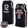 MiLaysia Fulwiley Jersey #12 South Carolina Gamecocks 2024 NCAA Basketball National Champions Black