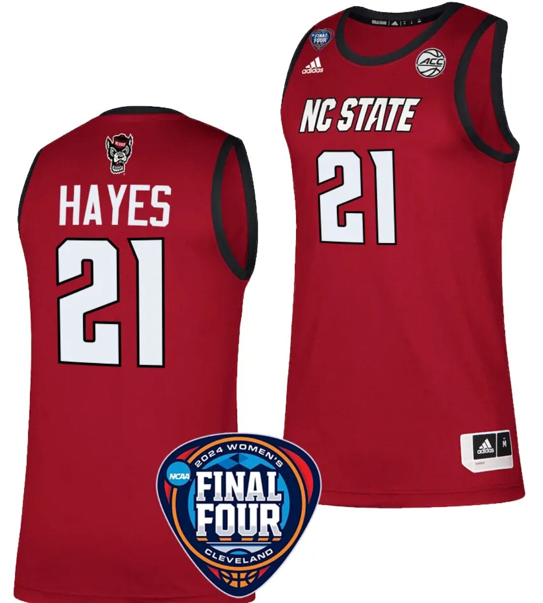Madison Hayes Jersey #21 NC State Wolfpack Basketball 2024 NCAA March Madness Final Four Red 1 Madison Hayes Jersey #21 NC State Wolfpack Basketball 2024 NCAA March Madness Final Four Red