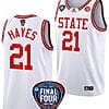 Madison Hayes Jersey #21 NC State Wolfpack Basketball 2024 NCAA March Madness Final Four White 5 Madison Hayes Jersey #21 NC State Wolfpack Basketball 2024 NCAA March Madness Final Four White