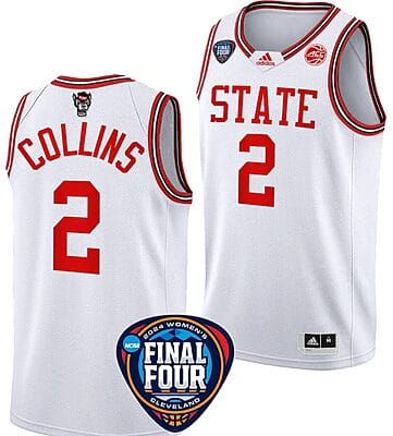 Mimi Collins Jersey #2 NC State Wolfpack Basketball 2024 NCAA March Madness Final Four White