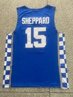 Reed Sheppard Jersey #23 Kentucky Wildcats College Basketball Blue