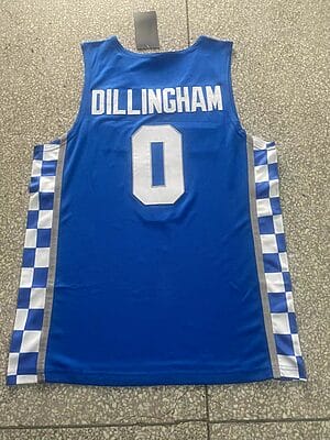 Rob Dillingham Jersey #0 Kentucky Wildcats College Basketball Blue 10 Rob Dillingham Jersey #0 Kentucky Wildcats College Basketball Blue