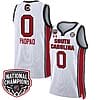 Te-Hina Paopao Jersey #0 South Carolina Gamecocks Basketball 2024 National Champions All Stitched White