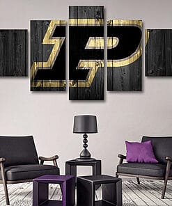Purdue Boilermakers - Multi Panel Canvas Prints Wall Art Home Decor Frame Set