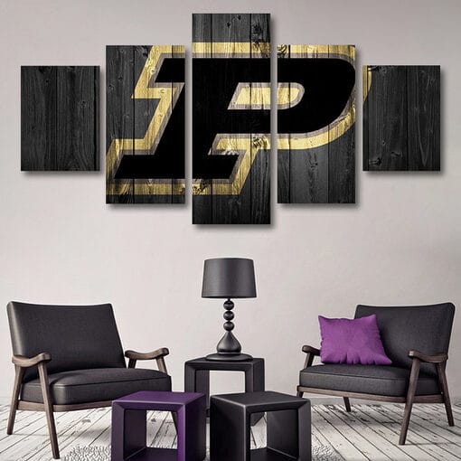 Purdue Boilermakers - Multi Panel Canvas Prints Wall Art Home Decor Frame Set