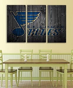 St. Louis Blues - Multi Panel Canvas Prints Wall Art Home Decor Frame Set 7 1 59
