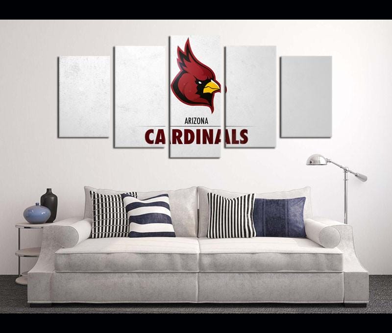 Arizona Cardinals Logo – 5 Panel Canvas Prints Wall Art Home Decor Frame Set 1 Arizona Cardinals Logo – 5 Panel Canvas Prints Wall Art Home Decor Frame Set