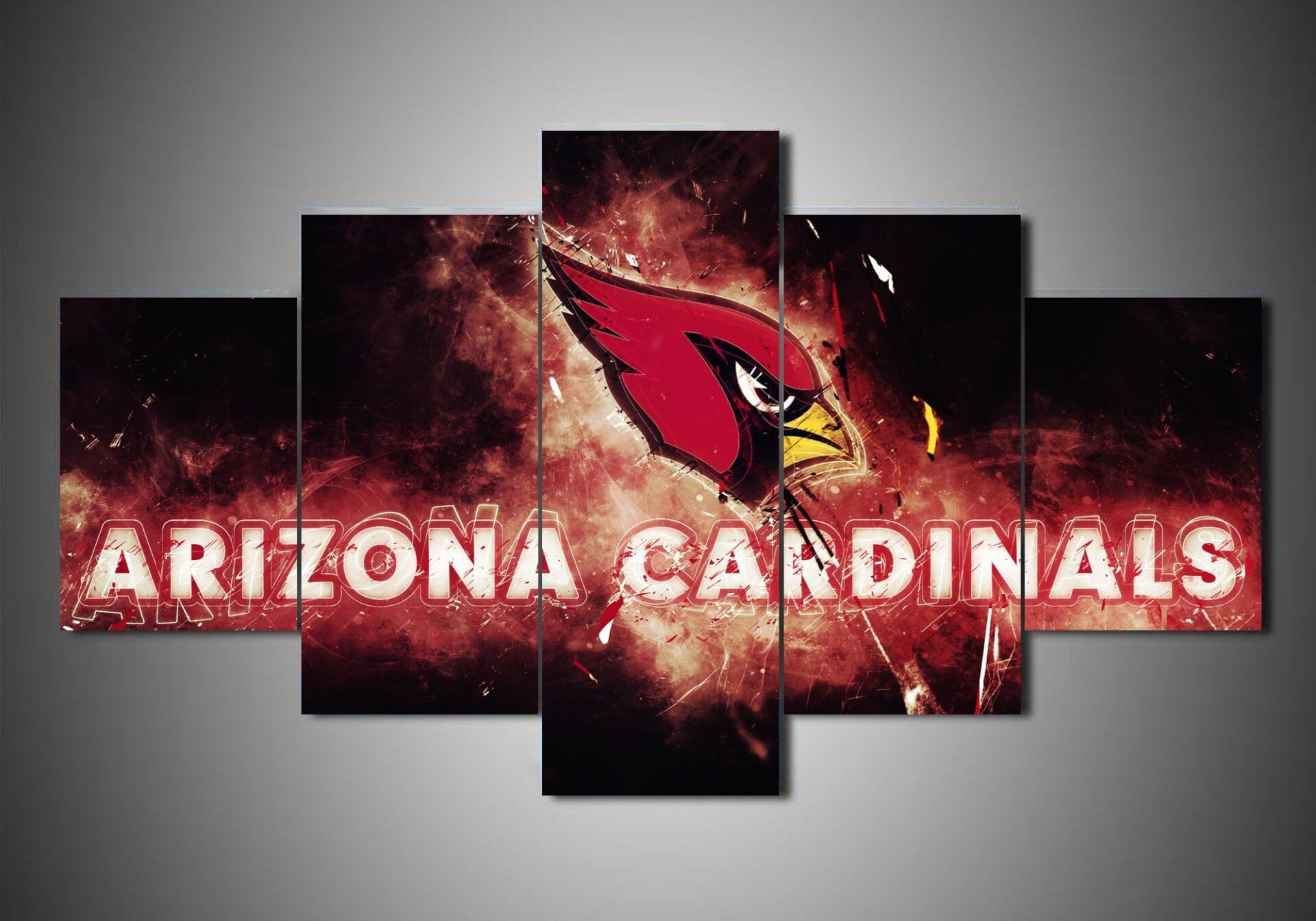 Arizona Cardinals Team – 5 Panel Canvas Prints Wall Art Home Decor Frame Set 1 Arizona Cardinals Team – 5 Panel Canvas Prints Wall Art Home Decor Frame Set