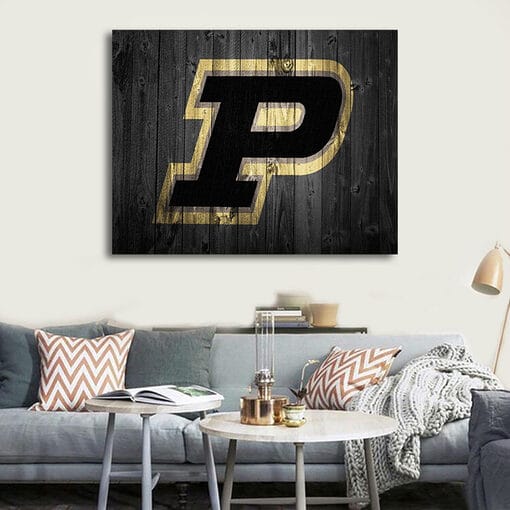 Purdue Boilermakers - Multi Panel Canvas Prints Wall Art Home Decor Frame Set - Image 4