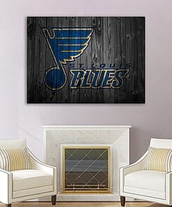 St. Louis Blues - Multi Panel Canvas Prints Wall Art Home Decor Frame Set 8 2 61