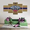 2017 NEW ORLEANS PELICANS 5 PIECE CANVAS PAINTING 4 1024x1024
